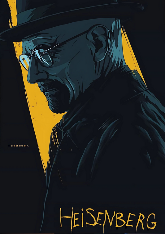 Breaking Bad Heisenberg Poster – Iconic Series Artwork